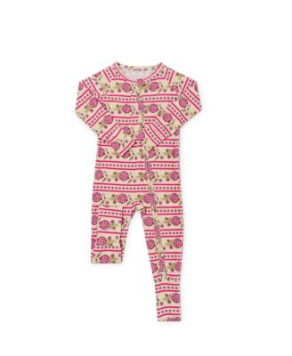  Girls' Pomegranate Soiree Bamboo Sleeper - Baby