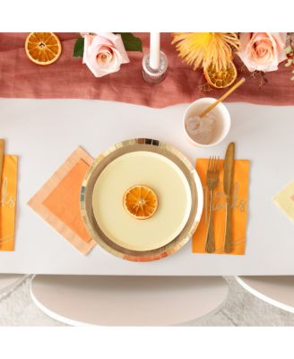 Solid Shade Colors, Paper Party Cocktail Napkins, Set of 20