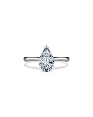 Eternity Certified Lab Grown Diamond Pear-Shape Solitaire Ring