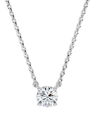 Eternity Certified Lab Grown Diamond Pendant Necklace, 15.75-17.75&amp;quot;