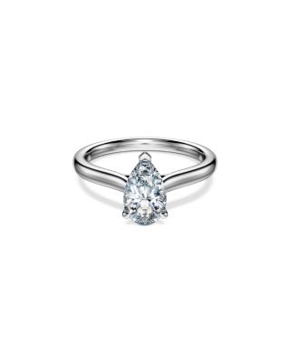 Eternity Certified Lab Grown Diamond Pear-Shape Solitaire Ring