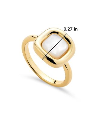 Statement Ring Clara Ring Mother of Pearl