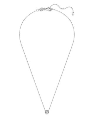 Eternity Certified Lab Grown Diamond Halo Pendant Necklace, 15.87-17.87&amp;quot;