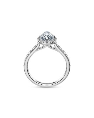 Eternity Certified Lab Grown Diamond Pear Halo Ring