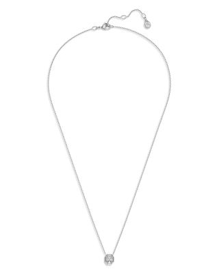 Octagon Certified Lab Grown Diamond Pendant Necklace, 15.87-17.87"