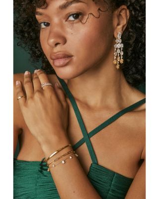 Crystal Charm Chain Link Bracelet