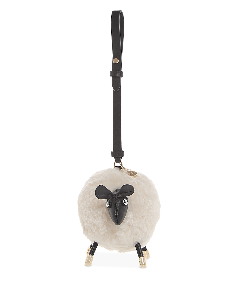 Kate Spade New York Faux Fur Sheep Bag Charm In Multi