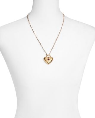 Heart Locket Pendant Necklace, 21-23" - Exclusive