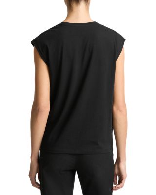 Round Neck Drape Top