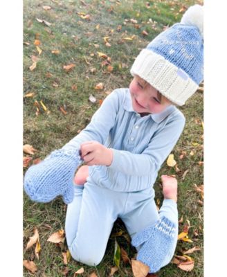  Boys' Blue Knit Mittens - Baby, Little Kid