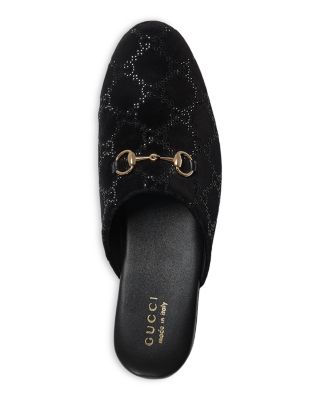 Women's GG Crystal Horsebit Mules