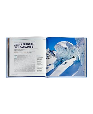  100 Slopes of a Lifetime Leather Bound Book