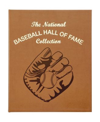  National Baseball Hall of Fame Leather Bound Book
