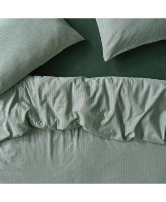 Herringbone Brushed Cotton Duvet Cover
