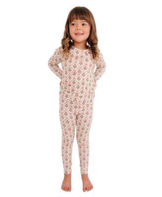  Girls' Holly Trellis Pajama Set - Little Kid, Big Kid