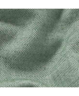 Herringbone Brushed Cotton Pillowcase Pair, King