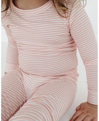  Girls' Peony Stripe Pajama Set - Baby, Little Kid