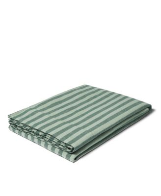 Pembroke Stripe Linen Flat Sheet, King