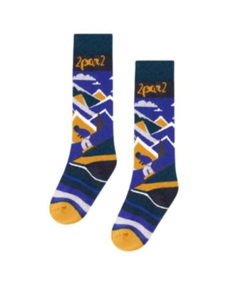 Deux par Deux Boys' Winter Ski Socks with Merino Wool - Baby