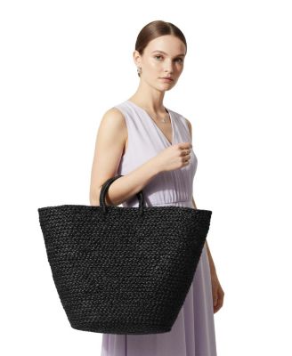 Braided Raffia Tote Bag