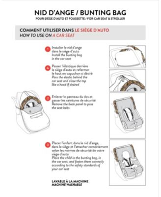 Boys' Bunting Bag Designed for Car Seat and Stroller - Baby