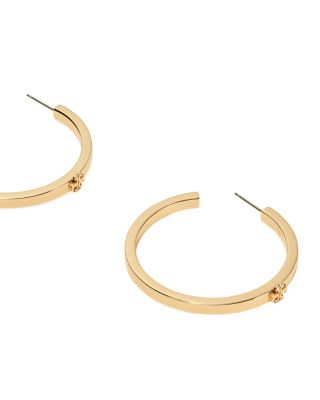 Kira Thin Icon Hoop Earrings
