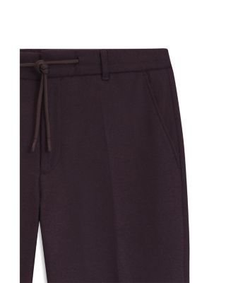 Perin Tapered Fit Tech Flannel Jersey Jogger Pants