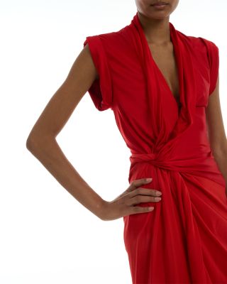 Asymmetric Twist Dress