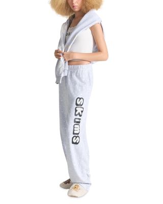 Snow Print Fleece Pants