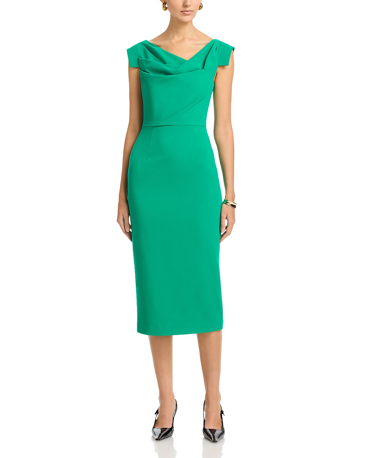 Black Halo Jacqueline Midi Dress