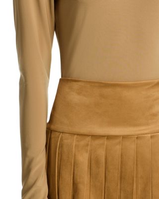 Pleated Mini Skirt