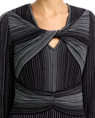 Twist Front Knit Dress