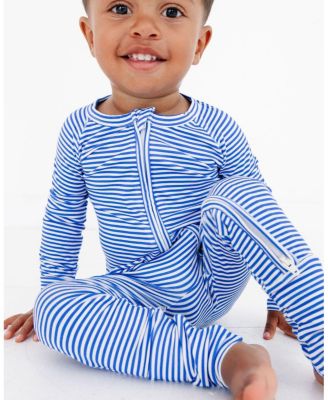  Boys' Cobalt Stripe Bamboo Sleeper - Baby