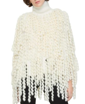 Wool Mohair Blend Cape