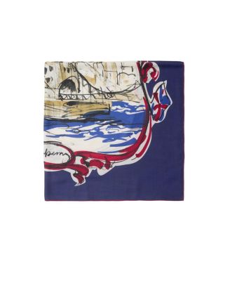 Tower Bridge Cashmere Silk Scarf