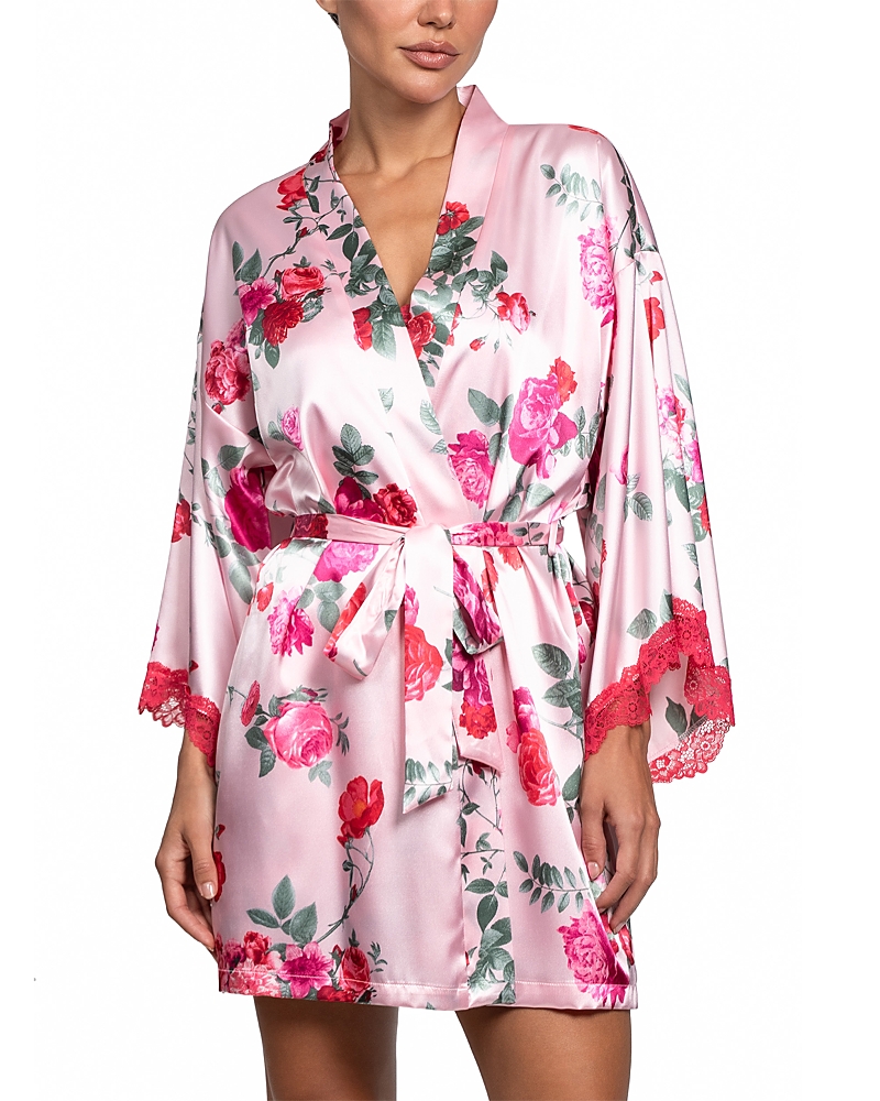 Bloom by Jonquil Stretch Satin Romantic Rose Wrap