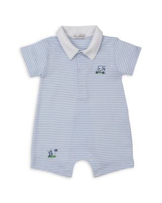 Boys' Striped Golf Short Playsuit Romper - Baby