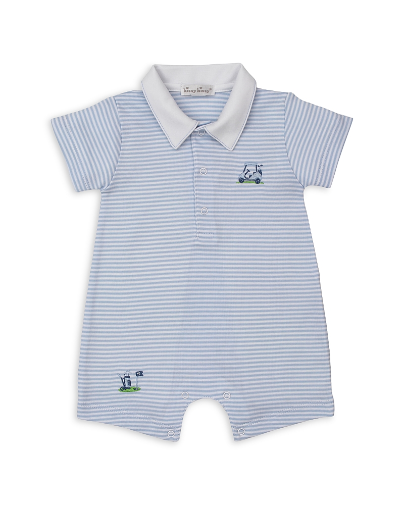 Kissy Boys' Striped Golf Short Playsuit Romper - Baby