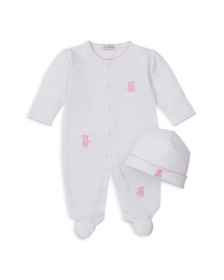 Girls' Bear Footie & Hat Set - Baby