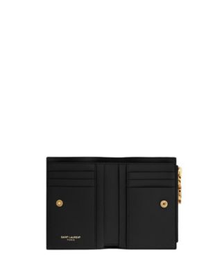  Cassandre Bijou Bi-Fold Wallet in Grain De Poudre Leather