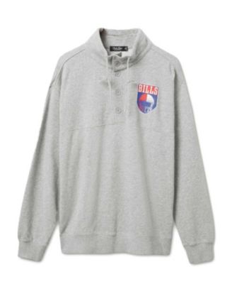 Unisex NFL Buffalo Bills Slant 1/4 Button Up Fleece