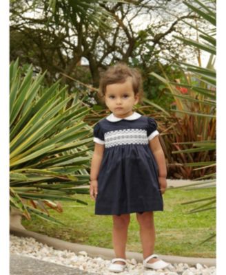  Girls' Classic Smocked Dress and Bloomers - Baby