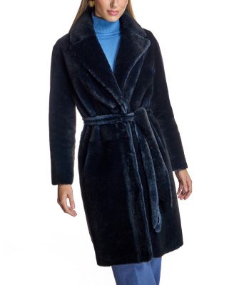  Belted Shearling Coat