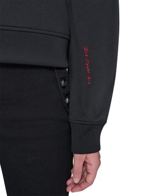 Embellished Neck Pullover Sweater