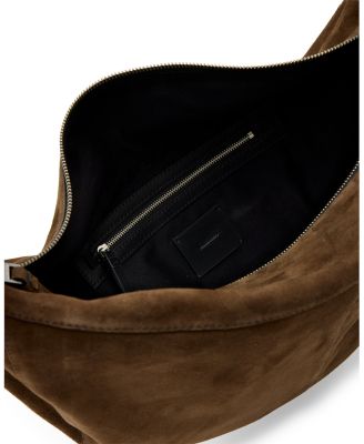 Luna Suede Shoulder Bag