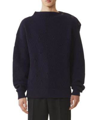  Wool Sweater with Diamond Detail