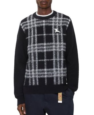 Check Wool Sweater
