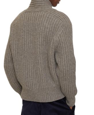 Shawl Collar Wool Sweater