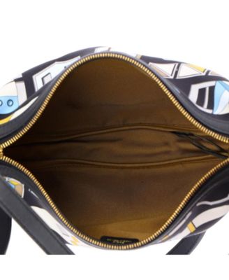 Sursoie To Go Pouch Printed Silk and Leather