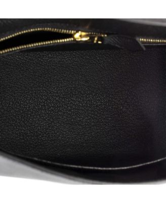Kelly 25 Handbag Black Epsom with Gold Hardware